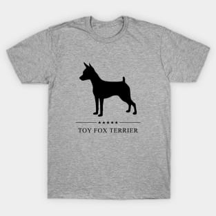 Toy Fox Terrier Black Silhouette T-Shirt